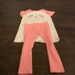 old navy dress and matching leggings